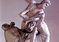 Centauro, animal mitológico griego<br>símbolo de la lujuria