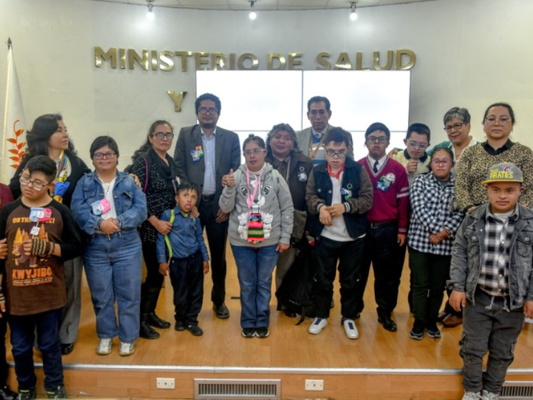 día mundial del síndrome de down, Ministerio de Salud y Deportes, ONU, Mayber Aparicio 