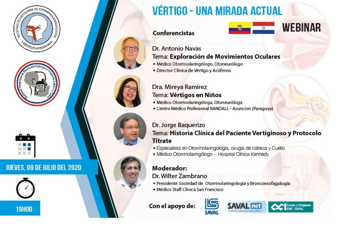 Webinar Vértigo: una mirada actual