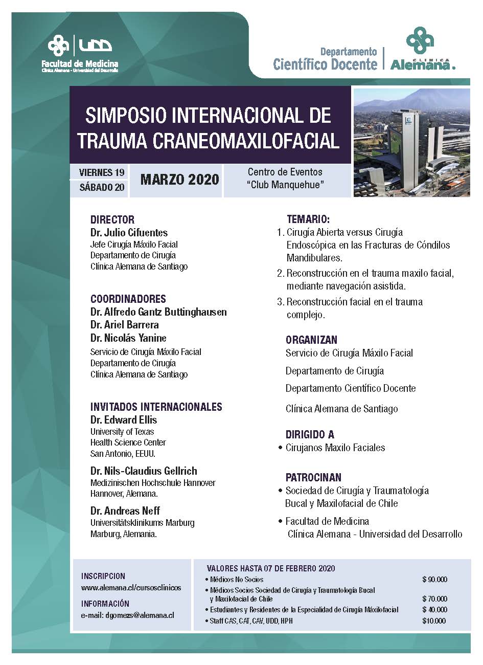 Simposio internacional de trauma craneomaxilofacial