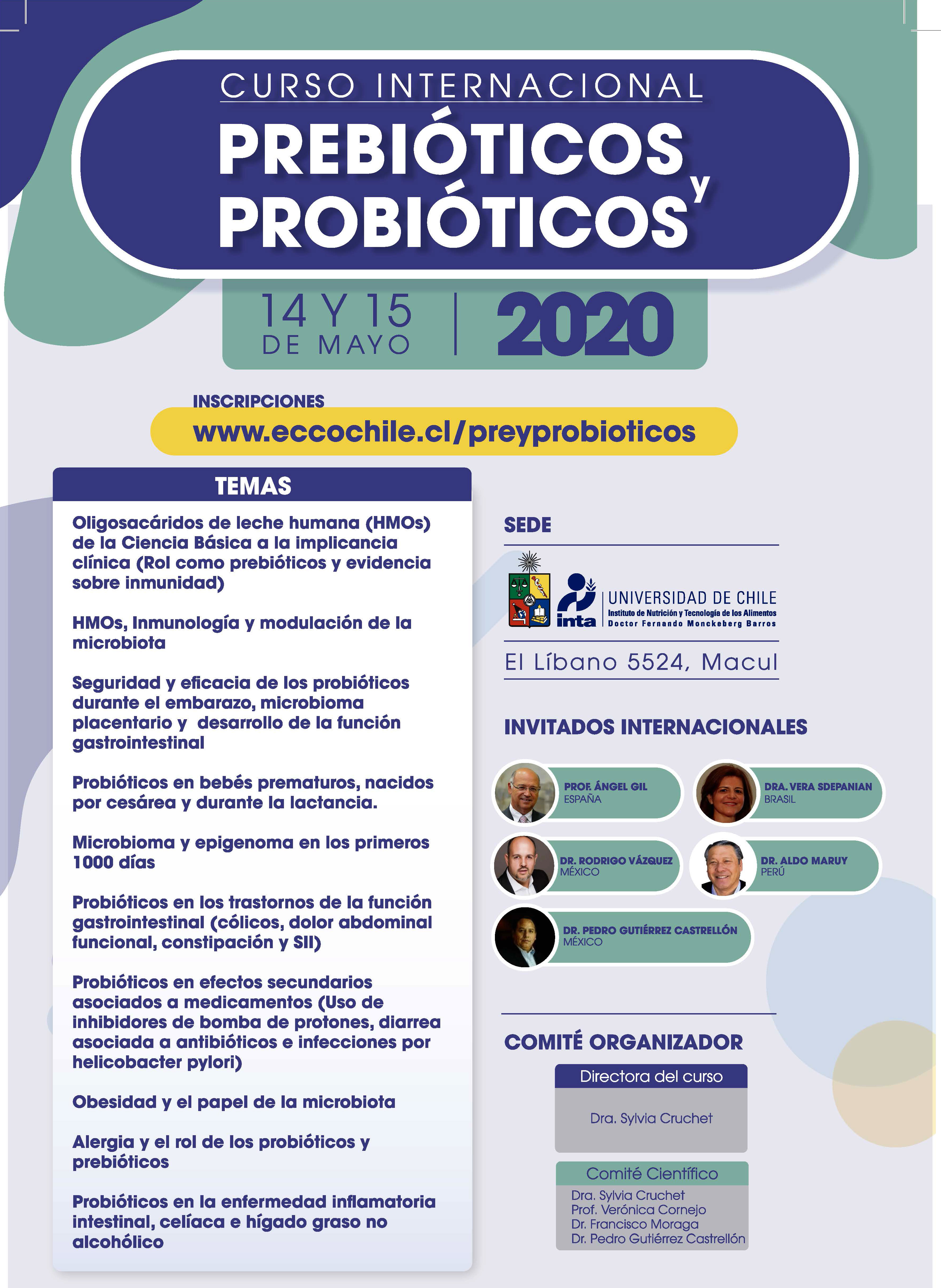 Curso internacional prebióticos y probióticos
