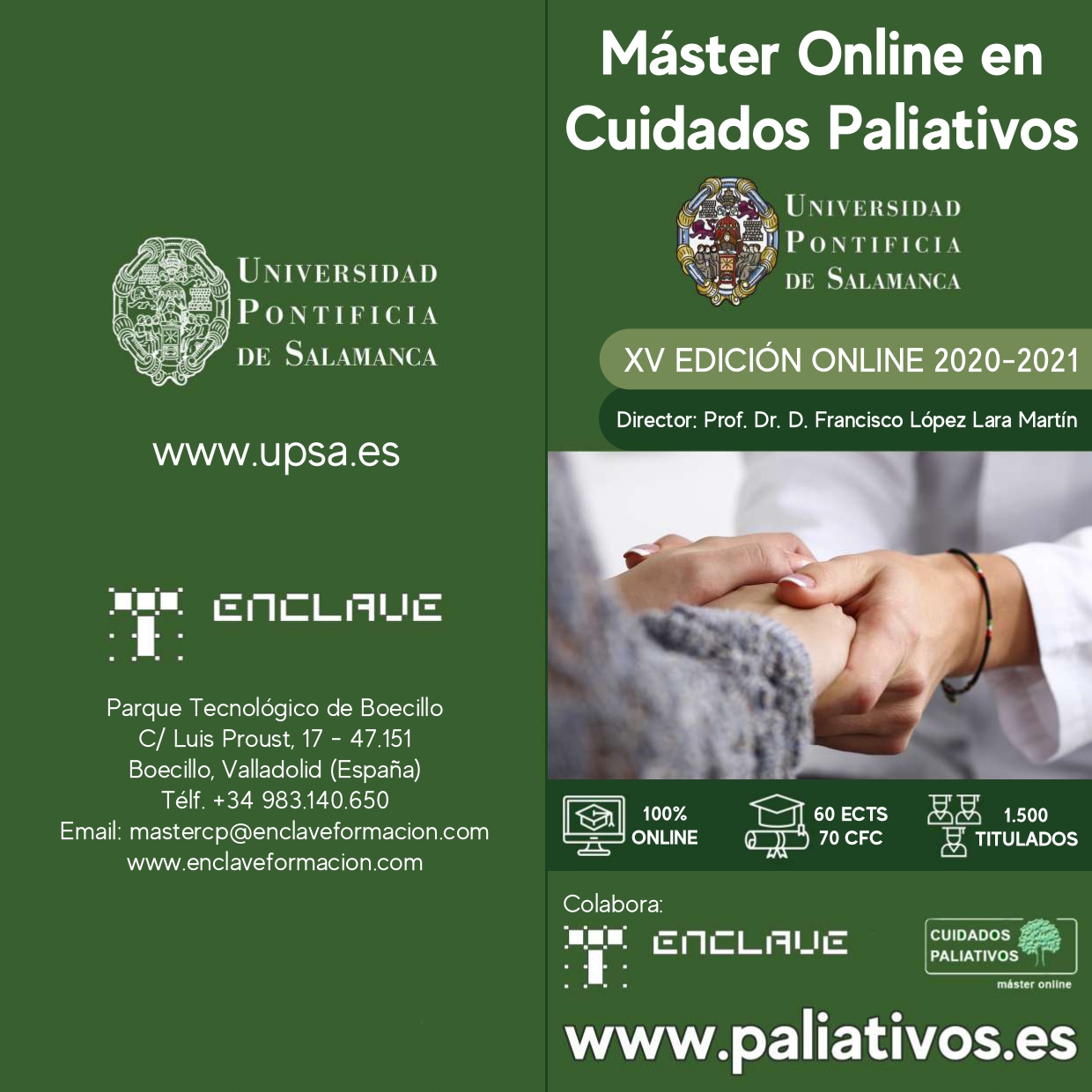 XV Edición Máster online en cuidados paliativos