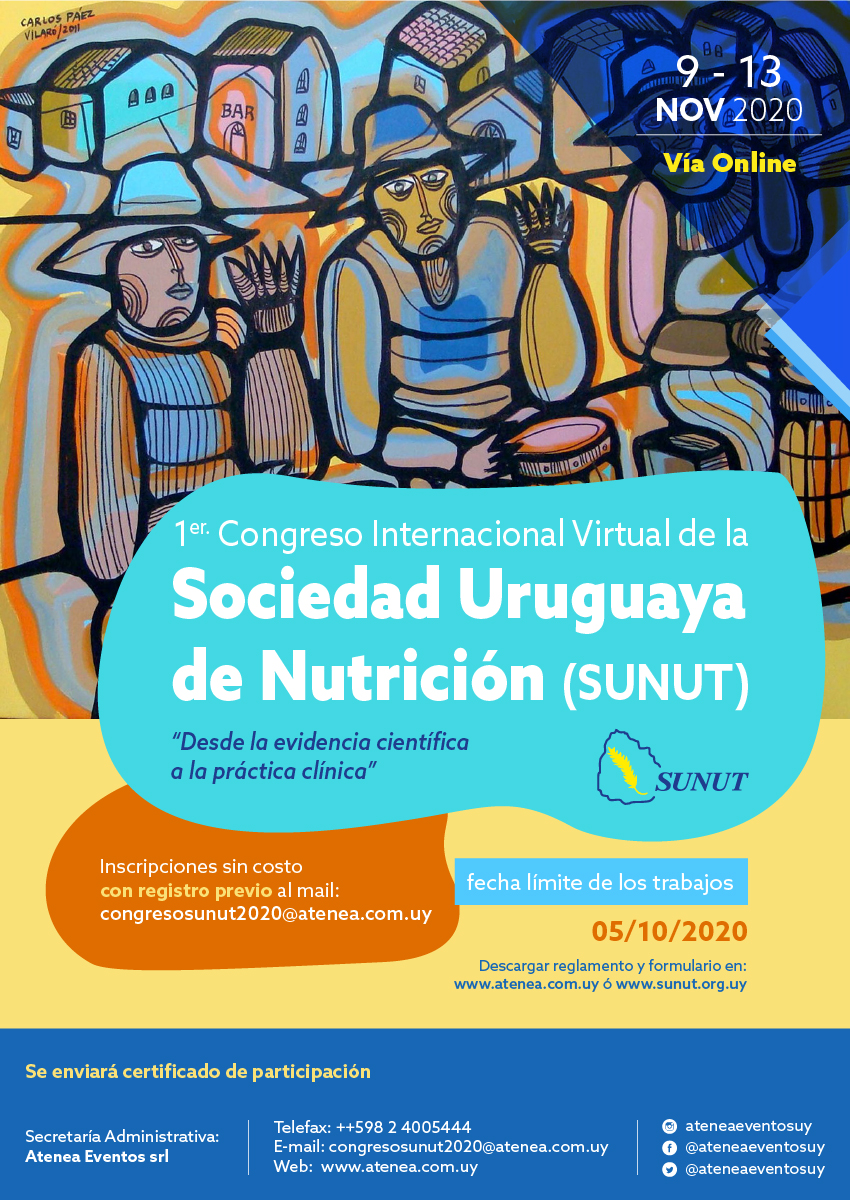 Primer Congreso internacional virtual de la Sociedad Uruguaya de Nutrición 2020