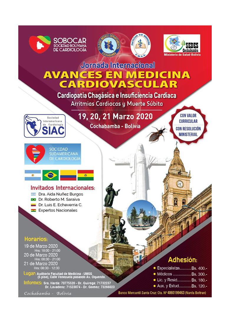 Jornada internacional avances en medicina cardiovascular 