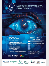 III Congreso Asociación Boliviana de Catarata, Córnea y Refractiva