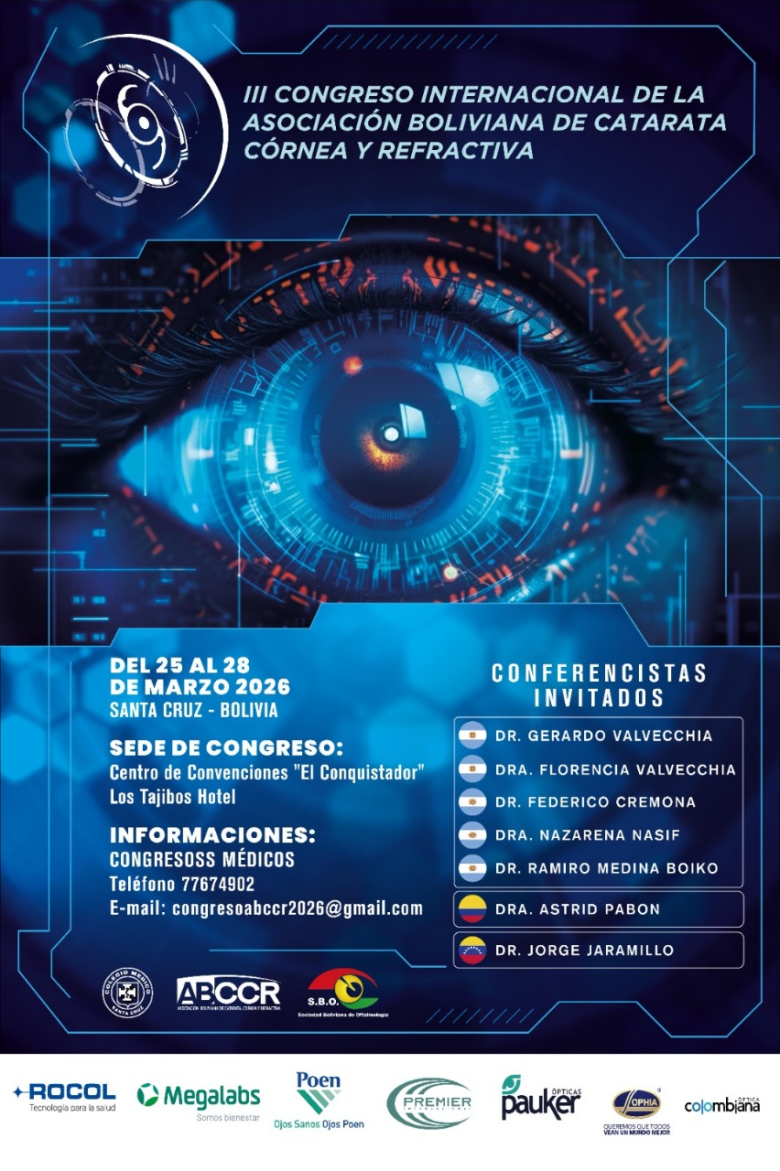 III Congreso Asociación Boliviana de Catarata, Córnea y Refractiva