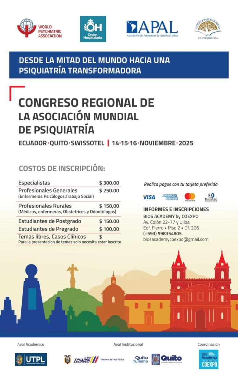 Congreso Regional de la Asociación Mundial de Psiquiatría 2025