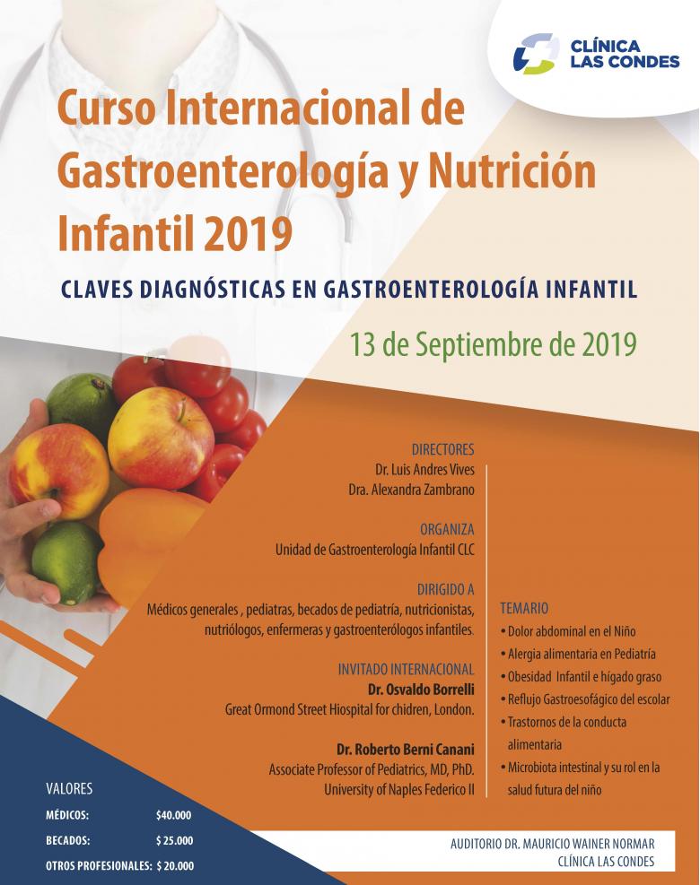 Curso internacional de gastroenterología y nutrición Infantil