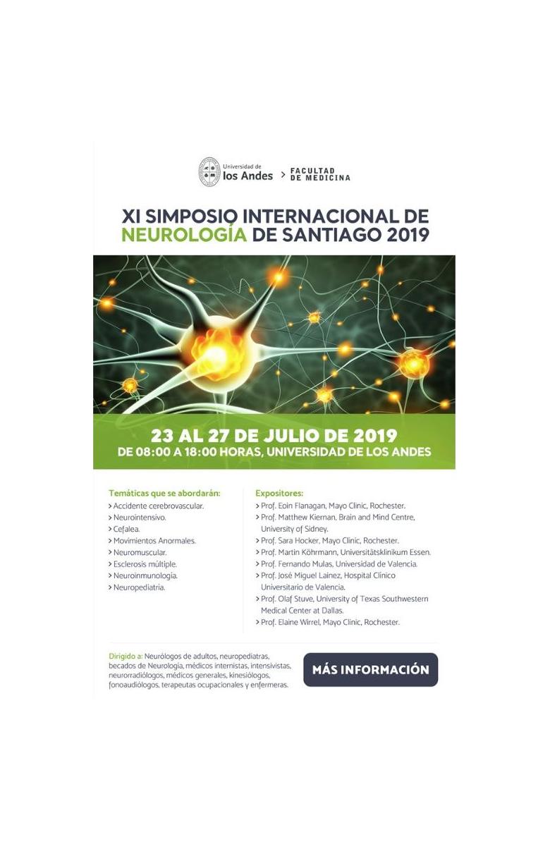 Simposio internacional de neurología de Santiago 2019