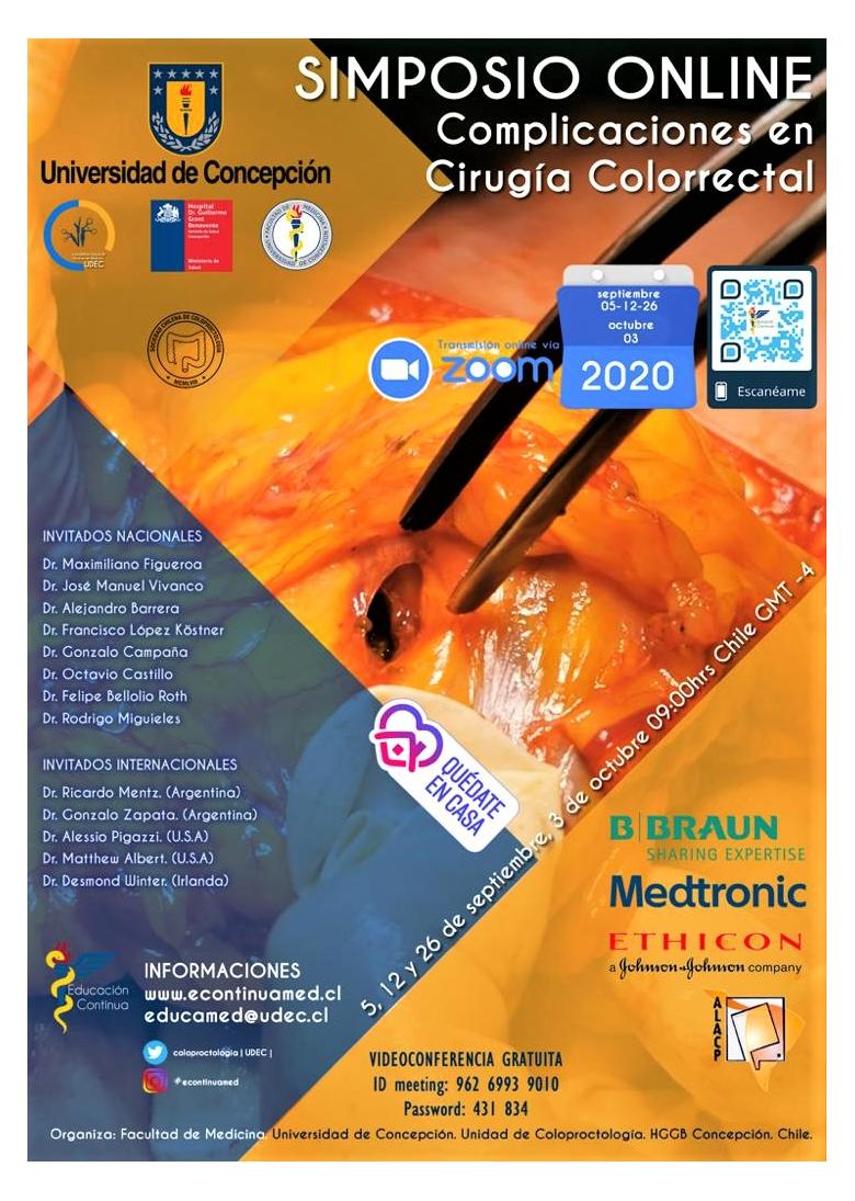 Simposio online complicaciones en cirugía colorrectal