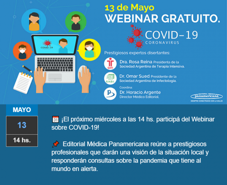 Webinar COVID-19 SATI/SADI/Editorial Médica Panamericana