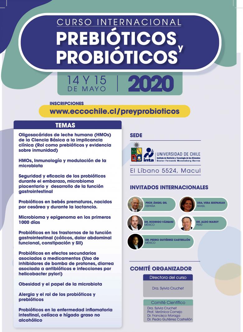 Curso internacional prebióticos y probióticos